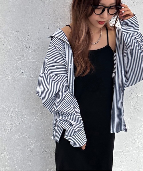 apres jour mignon(アプレジュールミニョン)の「カップ付きキャミワンピース【ZOZOTOWN限定アイテム】(ワンピース・レディース・オートミール/ネイビー/ブラック/ダークブラウン・フリー/X-LARGE)」の10枚目の写真