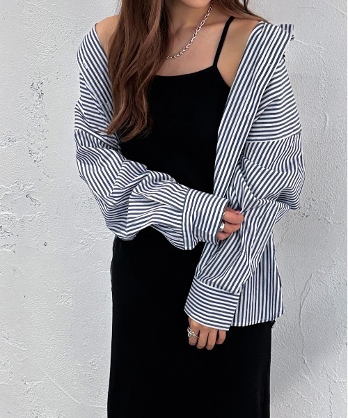 apres jour mignon(アプレジュールミニョン)の「カップ付きキャミワンピース【ZOZOTOWN限定アイテム】(ワンピース・レディース・オートミール/ネイビー/ブラック/ダークブラウン・フリー/X-LARGE)」の11枚目の写真