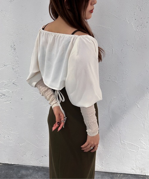 apres jour mignon(アプレジュールミニョン)の「カップ付きキャミワンピース【ZOZOTOWN限定アイテム】(ワンピース・レディース・オートミール/ネイビー/ブラック/ダークブラウン・フリー/X-LARGE)」の18枚目の写真