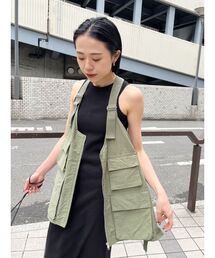 Ungrid | ミリタリーデザインベスト(ベスト)
