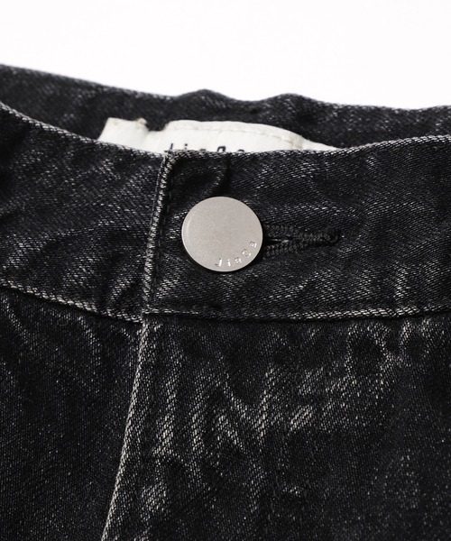 Jieda（ジエダ）の「DAMAGE LOOSE FIT DENIM（デニムパンツ・メンズ・ブラック・1/2）」の9枚目の写真