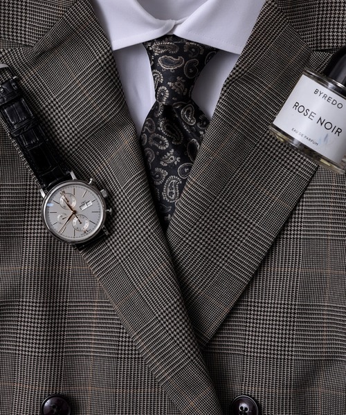 CALIFORNIA OUTFITTERS（カリフォルニア アウトフィッターズ）の「STD 3-  ビジネス ストライプ  カジュアル フォーマル ペイズリー ニット ネクタイ（ネクタイ・メンズ・ブラック/ワイン系/ワイン系1/ネイビー×ホワイト/ネイビー系7/ネイビー系4/ネイビー系5/ネイビー系6/ネイビー系2/ネイビー系3/ネイビー系1/ブラウン系1/ブラウン系2/グレー系1/グレー系2/グレー系3/ネイビー/グレー/グリーン系1/ブラウン系3/レッド/オリーブ/グリーン・ONE SIZE）」の4枚目の写真