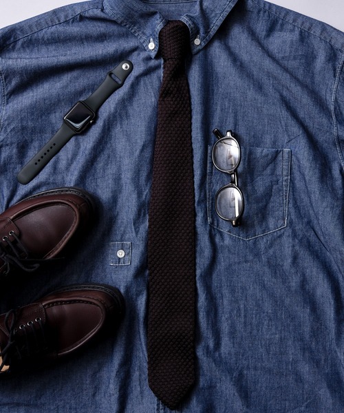 CALIFORNIA OUTFITTERS（カリフォルニア アウトフィッターズ）の「STD 3-  ビジネス ストライプ  カジュアル フォーマル ペイズリー ニット ネクタイ（ネクタイ・メンズ・ブラック/ワイン系/ワイン系1/ネイビー×ホワイト/ネイビー系7/ネイビー系4/ネイビー系5/ネイビー系6/ネイビー系2/ネイビー系3/ネイビー系1/ブラウン系1/ブラウン系2/グレー系1/グレー系2/グレー系3/ネイビー/グレー/グリーン系1/ブラウン系3/レッド/オリーブ/グリーン・ONE SIZE）」の6枚目の写真