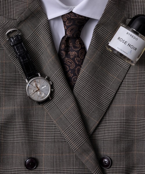 CALIFORNIA OUTFITTERS（カリフォルニア アウトフィッターズ）の「STD 3-  ビジネス ストライプ  カジュアル フォーマル ペイズリー ニット ネクタイ（ネクタイ・メンズ・ブラック/ワイン系/ワイン系1/ネイビー×ホワイト/ネイビー系7/ネイビー系4/ネイビー系5/ネイビー系6/ネイビー系2/ネイビー系3/ネイビー系1/ブラウン系1/ブラウン系2/グレー系1/グレー系2/グレー系3/ネイビー/グレー/グリーン系1/ブラウン系3/レッド/オリーブ/グリーン・ONE SIZE）」の7枚目の写真