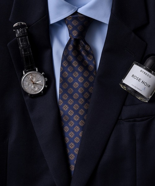 CALIFORNIA OUTFITTERS（カリフォルニア アウトフィッターズ）の「STD 3-  ビジネス ストライプ  カジュアル フォーマル ペイズリー ニット ネクタイ（ネクタイ・メンズ・ブラック/ワイン系/ワイン系1/ネイビー×ホワイト/ネイビー系7/ネイビー系4/ネイビー系5/ネイビー系6/ネイビー系2/ネイビー系3/ネイビー系1/ブラウン系1/ブラウン系2/グレー系1/グレー系2/グレー系3/ネイビー/グレー/グリーン系1/ブラウン系3/レッド/オリーブ/グリーン・ONE SIZE）」の17枚目の写真