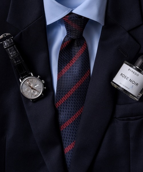 CALIFORNIA OUTFITTERS（カリフォルニア アウトフィッターズ）の「STD 3-  ビジネス ストライプ  カジュアル フォーマル ペイズリー ニット ネクタイ（ネクタイ・メンズ・ブラック/ワイン系/ワイン系1/ネイビー×ホワイト/ネイビー系7/ネイビー系4/ネイビー系5/ネイビー系6/ネイビー系2/ネイビー系3/ネイビー系1/ブラウン系1/ブラウン系2/グレー系1/グレー系2/グレー系3/ネイビー/グレー/グリーン系1/ブラウン系3/レッド/オリーブ/グリーン・ONE SIZE）」の18枚目の写真