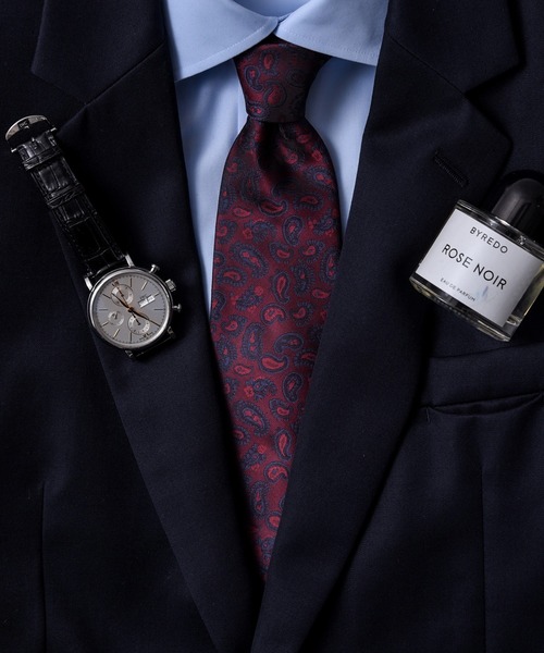 CALIFORNIA OUTFITTERS（カリフォルニア アウトフィッターズ）の「STD 3-  ビジネス ストライプ  カジュアル フォーマル ペイズリー ニット ネクタイ（ネクタイ・メンズ・ブラック/ワイン系/ワイン系1/ネイビー×ホワイト/ネイビー系7/ネイビー系4/ネイビー系5/ネイビー系6/ネイビー系2/ネイビー系3/ネイビー系1/ブラウン系1/ブラウン系2/グレー系1/グレー系2/グレー系3/ネイビー/グレー/グリーン系1/ブラウン系3/レッド/オリーブ/グリーン・ONE SIZE）」の22枚目の写真