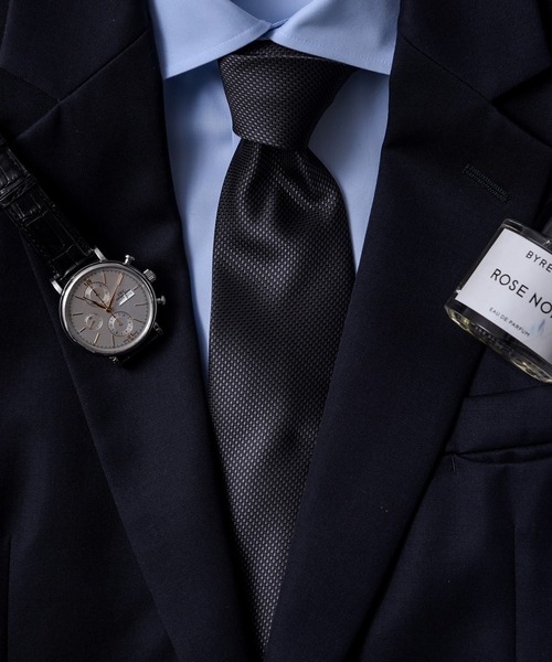 CALIFORNIA OUTFITTERS（カリフォルニア アウトフィッターズ）の「STD 3-  ビジネス ストライプ  カジュアル フォーマル ペイズリー ニット ネクタイ（ネクタイ・メンズ・ブラック/ワイン系/ワイン系1/ネイビー×ホワイト/ネイビー系7/ネイビー系4/ネイビー系5/ネイビー系6/ネイビー系2/ネイビー系3/ネイビー系1/ブラウン系1/ブラウン系2/グレー系1/グレー系2/グレー系3/ネイビー/グレー/グリーン系1/ブラウン系3/レッド/オリーブ/グリーン・ONE SIZE）」の3枚目の写真