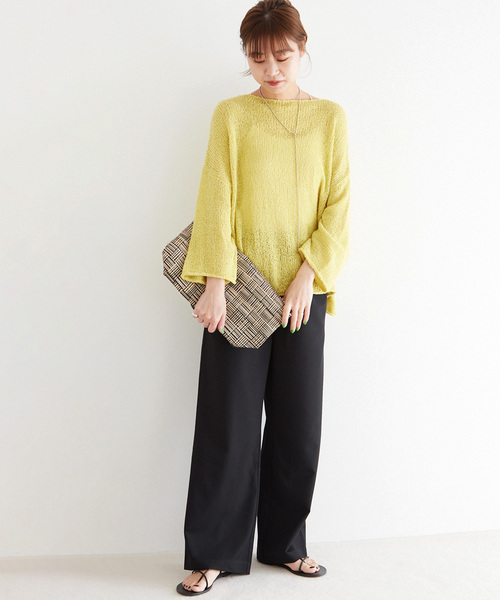 JOURNAL STANDARD relume(ジャーナルスタンダード レリューム)の「TRストレッチイージーパンツ(その他パンツ・レディース・ブラック/グレー・36/38)」の3枚目の写真