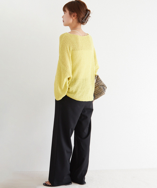 JOURNAL STANDARD relume(ジャーナルスタンダード レリューム)の「TRストレッチイージーパンツ(その他パンツ・レディース・ブラック/グレー・36/38)」の7枚目の写真