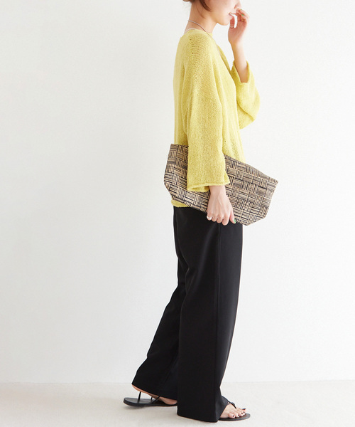 JOURNAL STANDARD relume(ジャーナルスタンダード レリューム)の「TRストレッチイージーパンツ(その他パンツ・レディース・ブラック/グレー・36/38)」の11枚目の写真