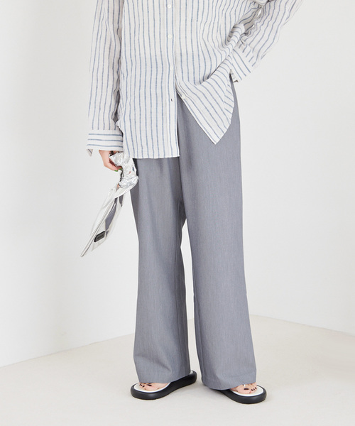 JOURNAL STANDARD relume(ジャーナルスタンダード レリューム)の「TRストレッチイージーパンツ(その他パンツ・レディース・ブラック/グレー・36/38)」の5枚目の写真