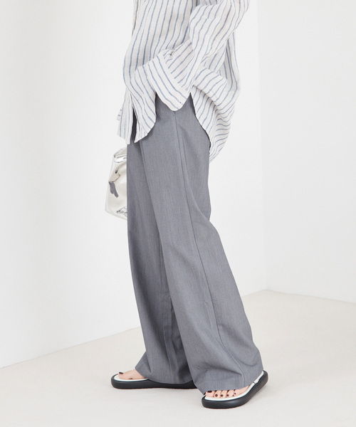 JOURNAL STANDARD relume(ジャーナルスタンダード レリューム)の「TRストレッチイージーパンツ(その他パンツ・レディース・ブラック/グレー・36/38)」の9枚目の写真