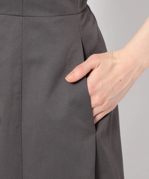 Andemiu（アンデミュウ）の「オーバーオールフウジャンスカ199477（ジャンパースカート・レディース・チャコール/アイボリー/ベージュ・FREE）」の14枚目の写真