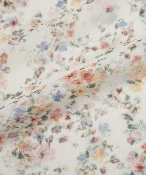 flower（フラワー）の「フローラルキャンディブラウス（シャツ/ブラウス・レディース・ブルー/アイボリー・FREE）」の20枚目の写真