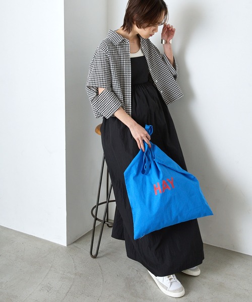 forksy.(フォルクシー)の「【forksy.】カットオフ半袖クロップドシャツ(シャツ/ブラウス・レディース・ブルー/オフホワイト/ホワイト×ブラック・FREE)」の12枚目の写真