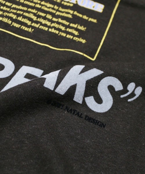 NATAL DESIGN(ネイタルデザイン)の「HEMP TEE PRINTED DAYBREAKS(Tシャツ/カットソー・メンズ・ホワイト/ブラック/セージグリーン/サーモンピンク・MEDIUM/LARGE/X-LARGE)」の6枚目の写真