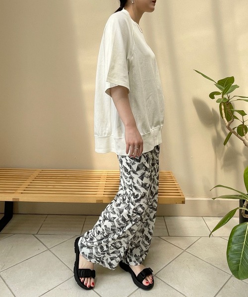 LOWRYS FARM（ローリーズファーム）の「ＵＮＩＳＥＸカコウＳＳ　197589（Tシャツ/カットソー・レディース・ブルー/アイボリー/グレー・FREE）」の13枚目の写真