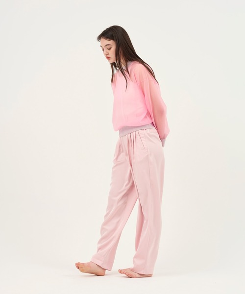 TINA：JOJUN（ティーナジョジュン）の「シアーニット プルオーバー TINA：JOJUN（ニット/セーター・レディース・ピンク/オフホワイト・M）」の11枚目の写真