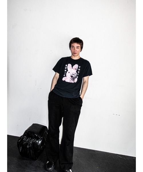 sonic youth（ソニックユース）の「【THRIFTY LOOK/スリフティールック】"SONIC YOUTH（ソニックユース）"TEE ロック/パンク/ビンテージ/ユーズドライクTシャツ（Tシャツ/カットソー・メンズ・ブラック系1/ホワイト/ブラック/ブラック系2・X-LARGE/LARGE/MEDIUM）」の11枚目の写真