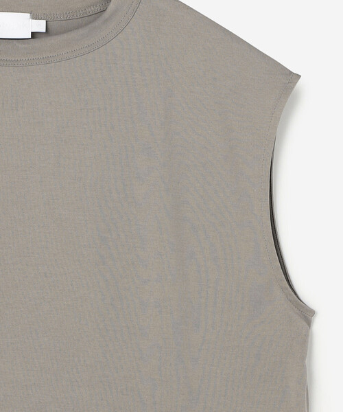 handvaerk（ハンドバーク）の「handvaerk | 60/2 ボトルネックノースリーブTシャツ WOMEN（Tシャツ/カットソー・レディース・ライトグレー/ダークグレー/ホワイト/ブラック/グレー・S）」の17枚目の写真