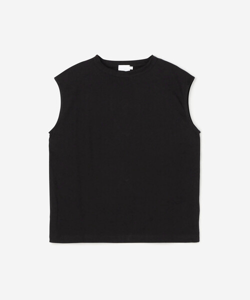 handvaerk（ハンドバーク）の「handvaerk | 60/2 ボトルネックノースリーブTシャツ WOMEN（Tシャツ/カットソー・レディース・ライトグレー/ダークグレー/ホワイト/ブラック/グレー・S）」の13枚目の写真