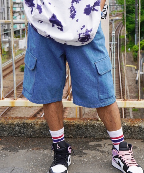 BEN DAVIS(ベンデイビス)の「《BEN DAVIS》CARGO SHORTS DENIM/ハーフパンツ 膝下丈(その他パンツ・メンズ・ブルー系その他・26inch/28inch/30inch/32inch/34inch)」の5枚目の写真