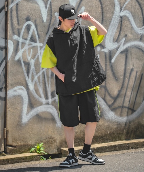 improves（インプローブス）の「ワイド パイピング ライン ハーフパンツ（その他パンツ・メンズ・チャコール/ブラック/グレー・FREE）」の17枚目の写真