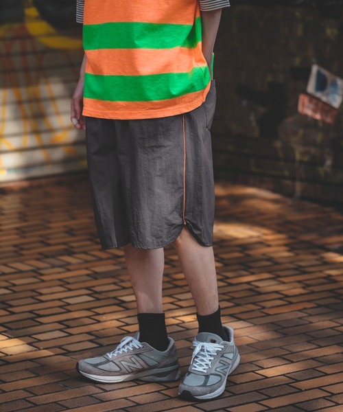 improves（インプローブス）の「ワイド パイピング ライン ハーフパンツ（その他パンツ・メンズ・チャコール/ブラック/グレー・FREE）」の7枚目の写真