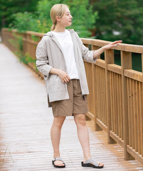 EKAL（エカル）の「フレンチスリーブカットソー（Tシャツ/カットソー・レディース・グリーン/ベージュ系その他/ブラウン/ホワイト・ONE）」の9枚目の写真