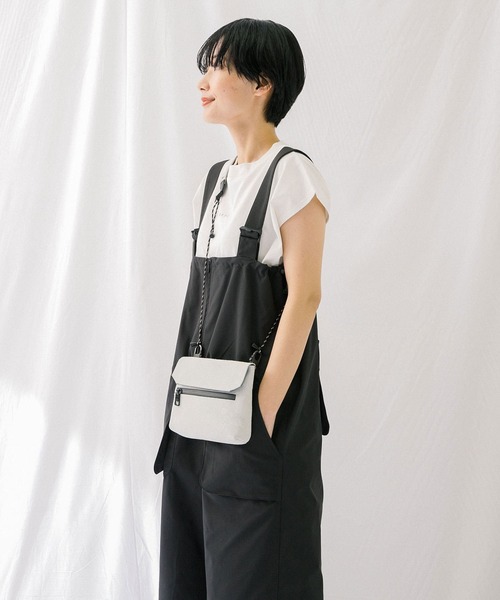 EKAL（エカル）の「フレンチスリーブカットソー（Tシャツ/カットソー・レディース・グリーン/ベージュ系その他/ブラウン/ホワイト・ONE）」の6枚目の写真