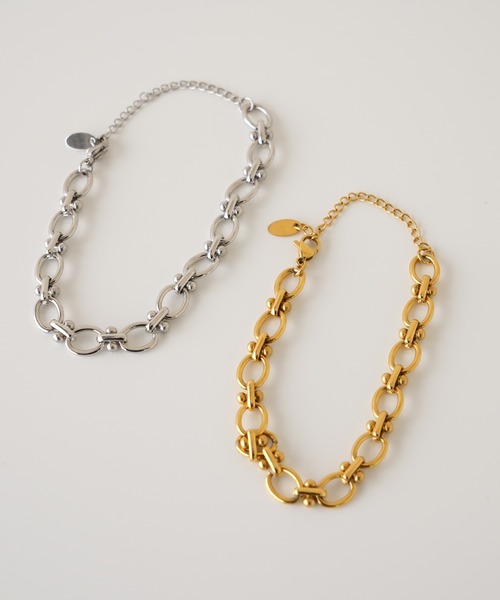 IAMUSE（アイアミューズ）の「金属アレルギー対応　チェーンブレスレット S1009【IAMUSE】（ブレスレット・レディース・シルバー/ゴールド・FREE）」の13枚目の写真