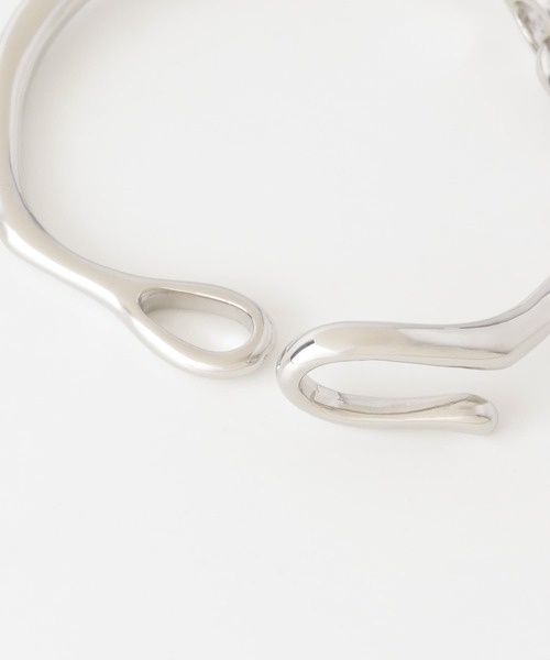 SMELLY（スメリー）の「ニュアンスバーコンビブレスレット（ブレスレット・レディース・シルバー・-）」の6枚目の写真