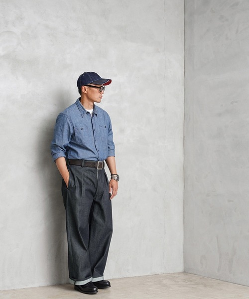 WAIPER.inc（ワイパーインク）の「ALMW by WAIPER WILA-M52OT M-52 Denim One Tuck Balloon Pants 日本製（デニムパンツ・メンズ・ノンウォッシュ・S/M/L/XL）」の10枚目の写真