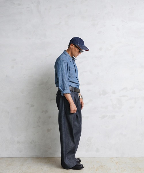 WAIPER.inc（ワイパーインク）の「ALMW by WAIPER WILA-M52OT M-52 Denim One Tuck Balloon Pants 日本製（デニムパンツ・メンズ・ノンウォッシュ・S/M/L/XL）」の12枚目の写真