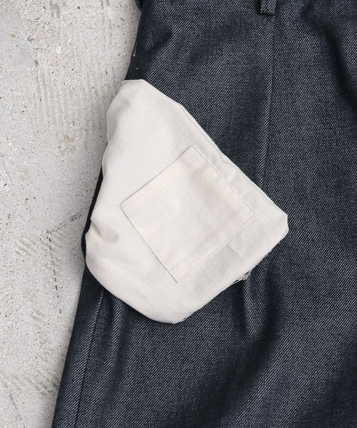 WAIPER.inc（ワイパーインク）の「ALMW by WAIPER WILA-M52OT M-52 Denim One Tuck Balloon Pants 日本製（デニムパンツ・メンズ・ノンウォッシュ・S/M/L/XL）」の22枚目の写真