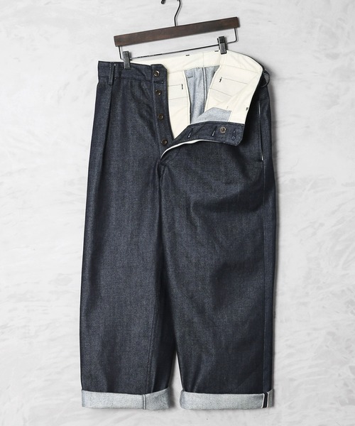WAIPER.inc（ワイパーインク）の「ALMW by WAIPER WILA-M52OT M-52 Denim One Tuck Balloon Pants 日本製（デニムパンツ・メンズ・ノンウォッシュ・S/M/L/XL）」の3枚目の写真