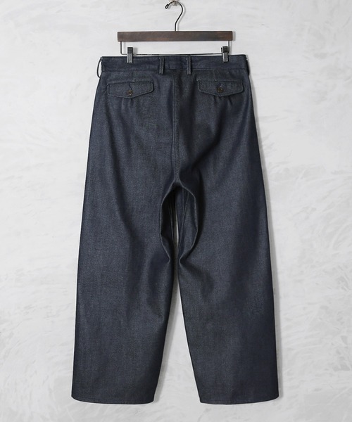 WAIPER.inc（ワイパーインク）の「ALMW by WAIPER WILA-M52OT M-52 Denim One Tuck Balloon Pants 日本製（デニムパンツ・メンズ・ノンウォッシュ・S/M/L/XL）」の4枚目の写真