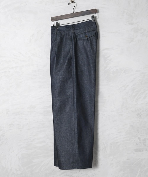 WAIPER.inc（ワイパーインク）の「ALMW by WAIPER WILA-M52OT M-52 Denim One Tuck Balloon Pants 日本製（デニムパンツ・メンズ・ノンウォッシュ・S/M/L/XL）」の5枚目の写真