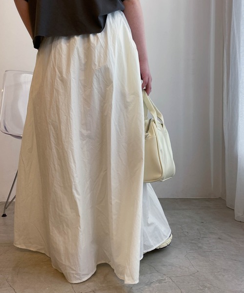 WEGO（ウィゴー）の「WEGO/【一部店限定】ビッグポケットロングスカート（スカート・レディース・ブラック/ホワイト・FREE）」の15枚目の写真