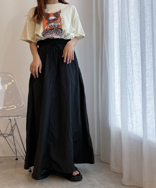 WEGO（ウィゴー）の「WEGO/【一部店限定】ビッグポケットロングスカート（スカート・レディース・ブラック/ホワイト・FREE）」の19枚目の写真