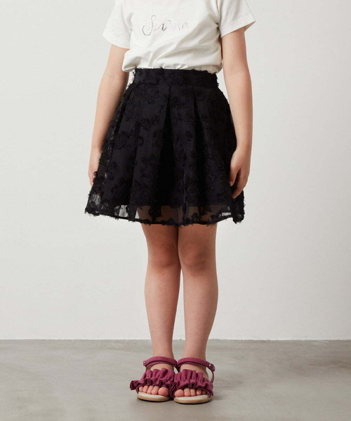 a.v.v（アーヴェヴェ）の「[100-130]【セットアップ対応】アソートフレアスカート（スカート・キッズ・ライトブルー/ブラック・110/120/130/100）」の16枚目の写真