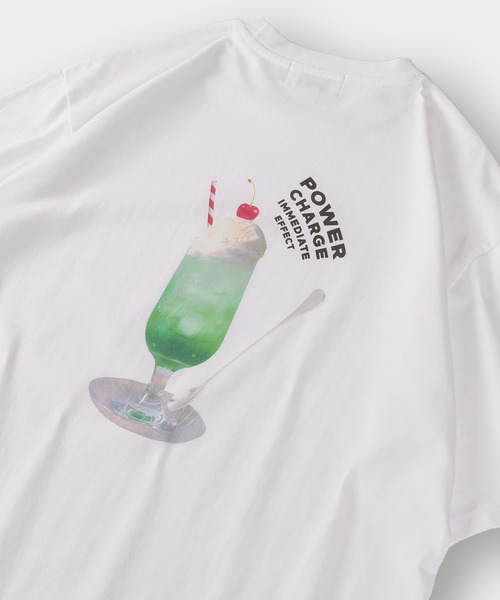 TIMELY WARNING（タイムリーワーニング）の「バックプリントフォトTシャツ/ビッグシルエット（Tシャツ/カットソー・メンズ・ブラック/ホワイト/ホワイト系その他・M/L/XL）」の2枚目の写真