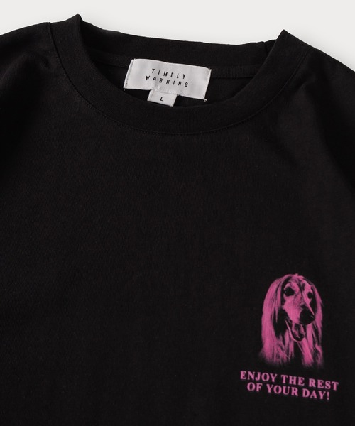 TIMELY WARNING（タイムリーワーニング）の「バックプリントフォトTシャツ/ビッグシルエット（Tシャツ/カットソー・メンズ・ブラック/ホワイト/ホワイト系その他・M/L/XL）」の10枚目の写真