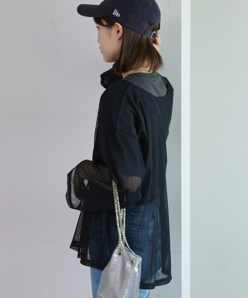 CIAOPANIC TYPY(チャオパニックティピー)の「ドロストチュールシアートップス(シャツ/ブラウス・レディース・ブラック/ホワイト/グレー・ONE SIZE)」の15枚目の写真