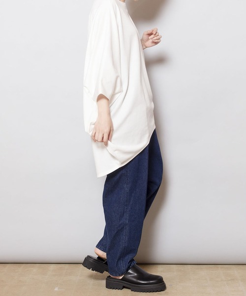 OSMOSIS(オズモーシス)の「アシンメトリープルオーバー(Tシャツ/カットソー・レディース・ホワイト/ブラック/ピンク・ONE SIZE)」の14枚目の写真