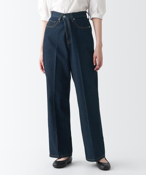 無印良品(ムジルシリョウヒン)の「デニムバギーパンツ 股下75(デニムパンツ・レディース・ネイビー系・27inch/24inch/26inch/23inch/25inch/29inch/28inch/30inch)」の6枚目の写真