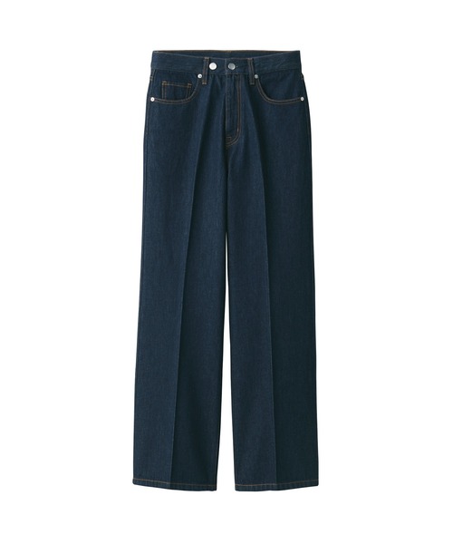 無印良品(ムジルシリョウヒン)の「デニムバギーパンツ 股下75(デニムパンツ・レディース・ネイビー系・27inch/24inch/26inch/23inch/25inch/29inch/28inch/30inch)」の10枚目の写真