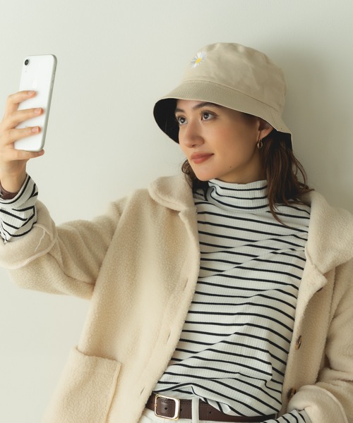 Theater code（シアターコード）の「▲daisy design hat/バケットハット デイジー 刺繍（ハット・メンズ・ブラック・FREE）」の7枚目の写真