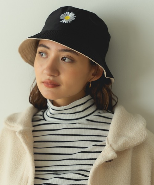 Theater code（シアターコード）の「▲daisy design hat/バケットハット デイジー 刺繍（ハット・メンズ・ブラック・FREE）」の10枚目の写真
